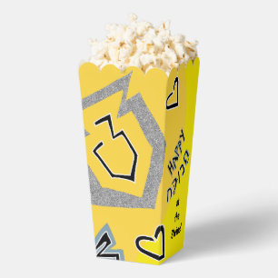 Happy Hanukkah Dancing Dreidels Favor Box