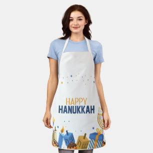 Happy Hanukkah Entertaining Apron