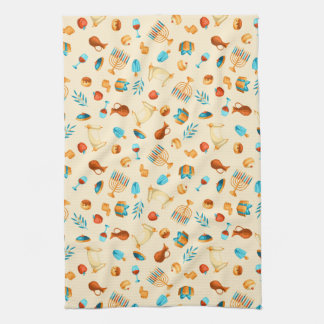 Happy Hanukkah Entertaining Kitchen Towel