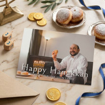 Happy Hanukkah Family Photo  Holiday Celebration