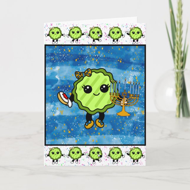 Happy Hanukkah| Funny Holiday Card (Front)