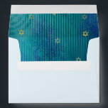 Happy Hanukkah. Gold Menorah Custom Envelopes<br><div class="desc">Happy Hanukkah. Festive Gold Foil Menorah Design Personalized Envelopes. Matching cards and gifts available in the Jewish Holidays | Hanukkah Category of our store.</div>