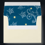 Happy Hanukkah. Gold Menorah & Floral Pattern Envelopes<br><div class="desc">Happy Hanukkah. Elegant Festive Gold Foil Menorah and Floral Pattern design personalized envelopes. Matching cards, party invitations and gifts available in the Jewish Holidays / Hanukkah Category of our store.</div>