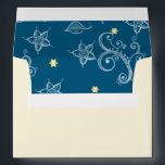 Happy Hanukkah. Gold Menorah & Floral Pattern Envelopes<br><div class="desc">Happy Hanukkah. Elegant Festive Gold Foil Menorah and Floral Pattern design personalized envelopes. Matching cards,  party invitations and gifts available in the Jewish Holidays / Hanukkah Category of our store.</div>