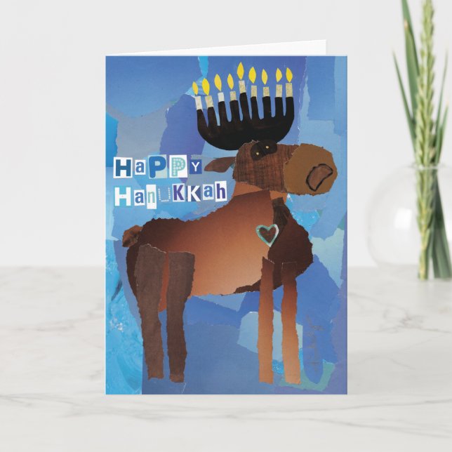 Happy Hanukkah Greeting Card (Front)
