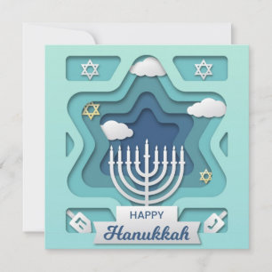 Happy Hanukkah Holiday Card