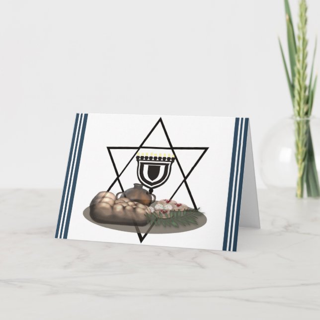 Happy Hanukkah Holiday Card (Front)