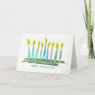happy hanukkah holiday card