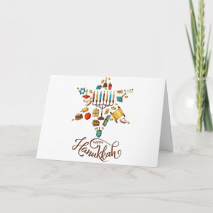 Happy Hanukkah   Holiday Card