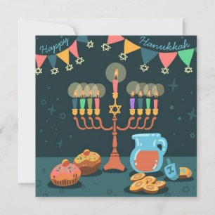 Happy Hanukkah Holiday Card
