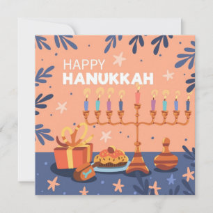 Happy Hanukkah Holiday Card