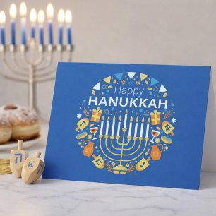 Happy Hanukkah   Holiday Card