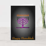 Happy Hanukkah Holiday Card<br><div class="desc">kool card</div>