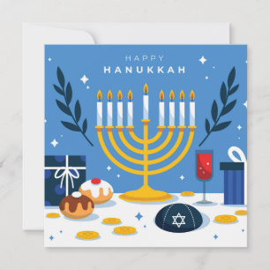 Happy Hanukkah Holiday Card