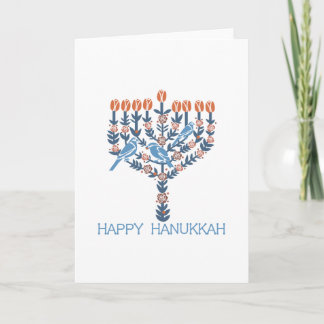 Happy hanukkah holiday card