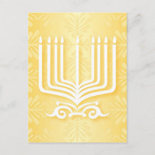Happy Hanukkah Holiday Postcard