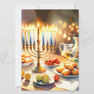 Happy Hanukkah Invitation
