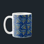 Happy Hanukkah Jewish Star Menorah Blue Chanukah Coffee Mug<br><div class="desc">Happy Hanukkah,  Chanukah,  Menorah,  festival of lights,  Jewish star,  blue mug.</div>