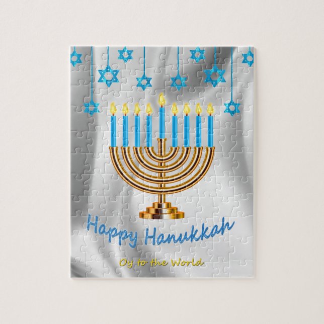 Happy Hanukkah Jigsaw Puzzle (Vertical)