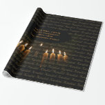 Happy Hanukkah Lamp Menorah Lights Candle Chanukah Wrapping Paper<br><div class="desc">Happy Hanukkah Lamp Menorah Lights Candles Chanukah Festival of Lights Gift Wrapping Paper</div>