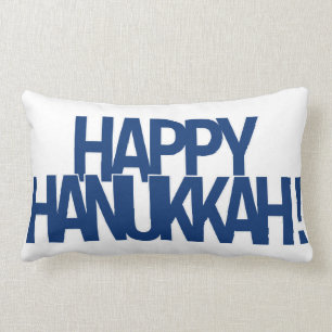 Happy Hanukkah! Lumbar Pillow