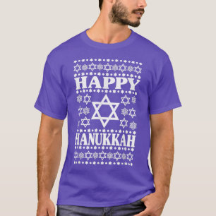 Happy Hanukkah Men Women Kids, Jewish Holiday Star T-Shirt