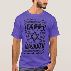 Happy Hanukkah Men Women Kids Stars Of David Jewis T-Shirt