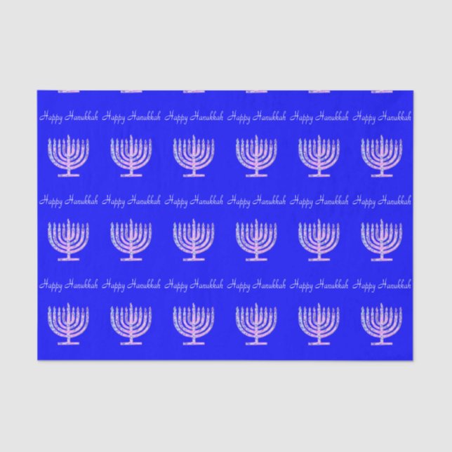 Happy Hanukkah Menorah Nina's Fave Tissue Paper