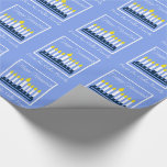 Happy Hanukkah Menorah Wrapping Paper<br><div class="desc">Personalize this wrapping paper for those special gifts!</div>