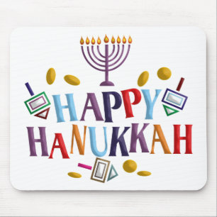 Happy Hanukkah Mouse Pad