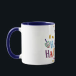 Happy Hanukkah Mug<br><div class="desc">Customize it with your own design,  or any of ours.</div>