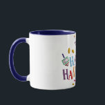 Happy Hanukkah Mug<br><div class="desc">Customize it with your own design,  or any of ours.</div>
