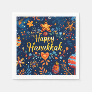 Happy Hanukkah Napkin