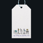 Happy Hanukkah New York City NYC Jewish Holiday Gift Tags<br><div class="desc">Features an original pen-and-ink illustration of various New York City landmarks "dressed up" for the holiday season. Perfect for Hanukkah!

Don't see what you're looking for? Need help with customization? Contact Rebecca to have something designed just for you.</div>