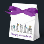 Happy Hanukkah NYC New York City Chanukah Holiday Favor Box<br><div class="desc">Features an original pen-and-ink illustration of various New York City landmarks "dressed up" for the holiday season. Perfect for Hanukkah!

Don't see what you're looking for? Need help with customization? Contact Rebecca to have something designed just for you.</div>