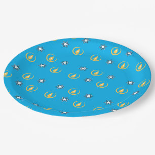 Happy Hanukkah Paper Plate