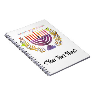 Happy Hanukkah Photo Notebook