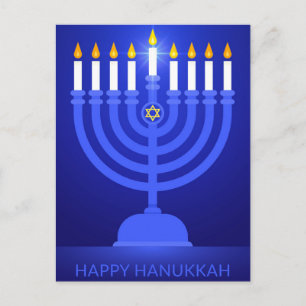Happy Hanukkah Postcard