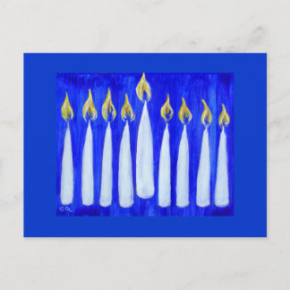 Happy Hanukkah Postcard