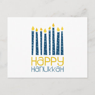Happy Hanukkah Postcard