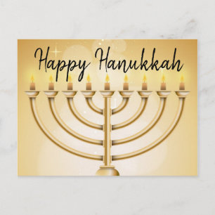 Happy Hanukkah Postcard