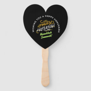 Happy Hanukkah Sameach! Hand Fan