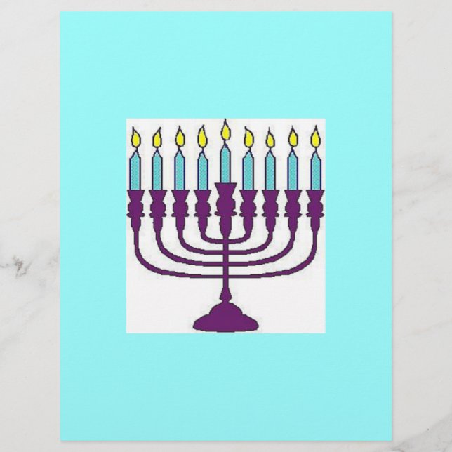Happy Hanukkah Shalom Flyer (Front)