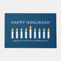 Happy Hanukkah | Simple and Modern Candle Greeting