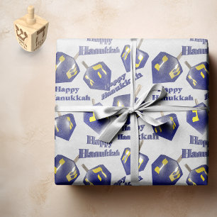 Happy Hanukkah Spinning Dreidel Tissue Paper