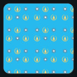 Happy Hanukkah Square Sticker<br><div class="desc">Happy Hanukkah</div>