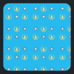 Happy Hanukkah Square Sticker<br><div class="desc">Happy Hanukkah</div>
