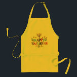 Happy Hanukkah Standard Apron<br><div class="desc">Customize it with your own design,  or any of ours.</div>