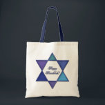 Happy Hanukkah Star of David Bag<br><div class="desc">Happy Hanukkah Star of David Bag: put all your hanukkah gifts inside for your favourite relative or friend</div>