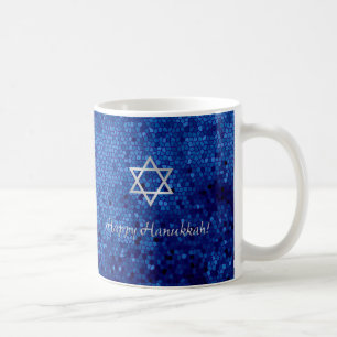 Happy Hanukkah Star of David Coffee Mug